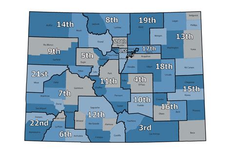 Colorado Judicial District Map - Best Map Cities Skylines