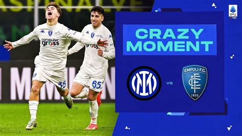 Baldanzis Devastating Impact Crazy Moment Inter Empoli Serie A