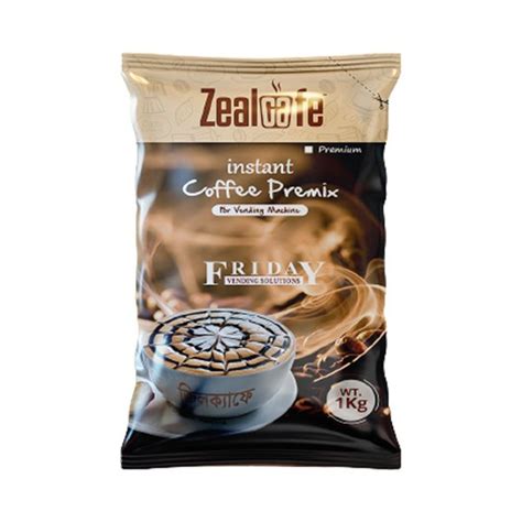 ZealCafe Instant Coffee Premix Regular 1 Kg Go Fresh