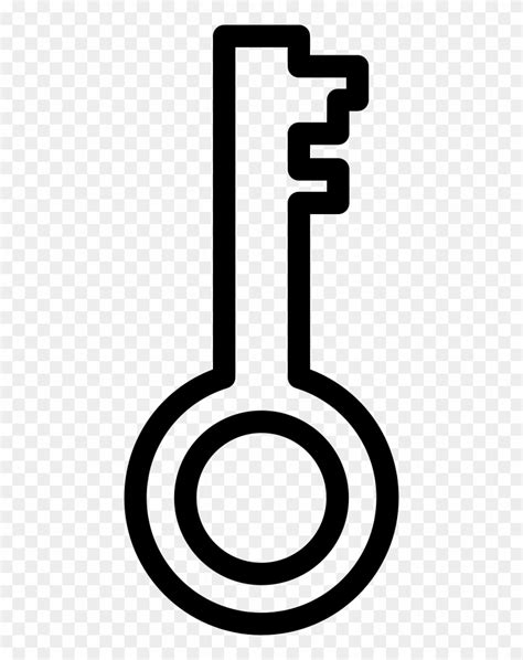 Png File Svg Key Outline Icon Png Transparent Png 442x980567585