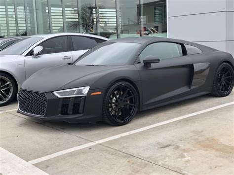Matte Black R8 Audi