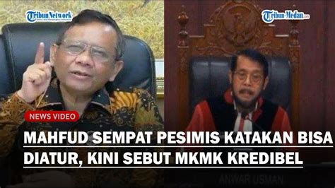 Mahfud MD Sempat Curiga Majelis Kehormatan Mahkamah Konstitusi Bisa