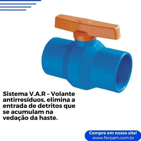 Registro De Esfera Soldável Irrigação Azul DN100mm Durin