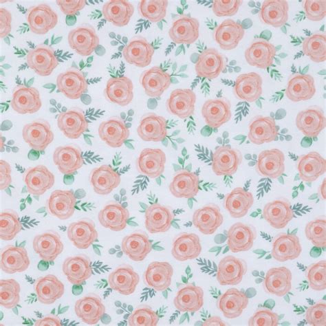 Peach Floral Flannel Fabric Hobby Lobby 2201499