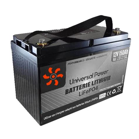 Batterie lithium 12V 150Ah Réf LTB12150L Li Tech Fabricant