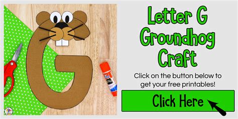 Letter G Groundhog Signup Abc S Of Literacy