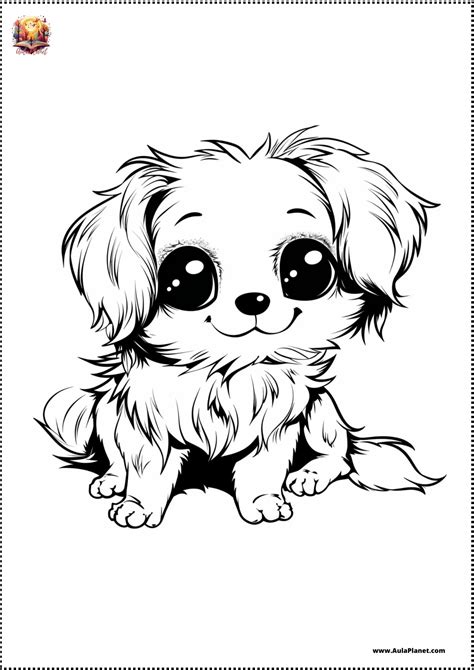 Dibujos De Perros Kawaii Para Colorear Descarga Gratis