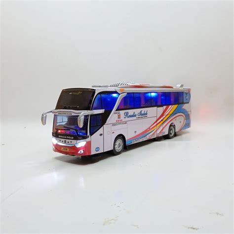 Jual Miniatur Bus Rosalia Indah Body Jb3 Full Lampu Shopee Indonesia