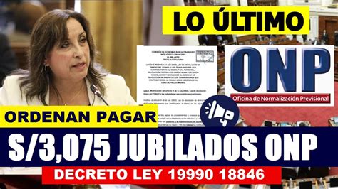 S Para Jubilados Onp Sentencia Ordena Pagar Rmv Dl