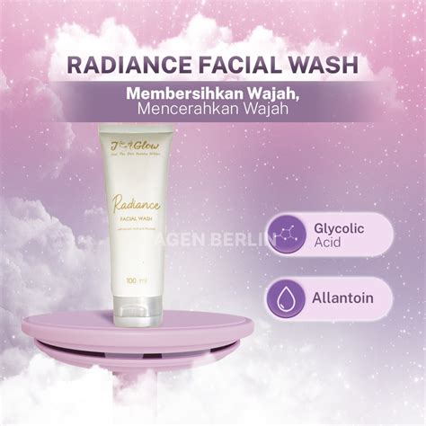 Jual J Glow Skincare Radiance Super Whitening Facial Wash Pencuci