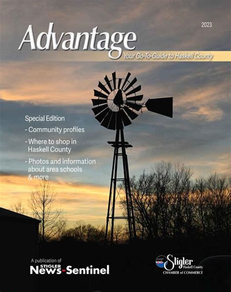 Advantage Available Online And In Print Stigler News­ Sentinel