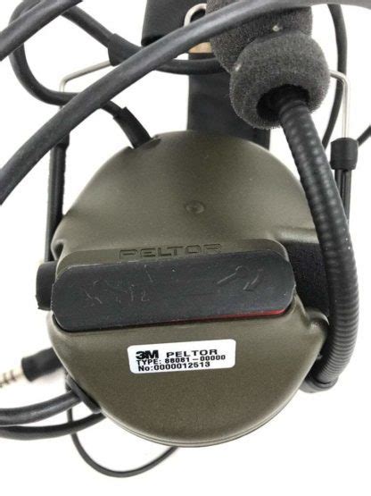 3m Peltor Comtac Iii Ach Dual Comm Headset W 2 Ptt 88081