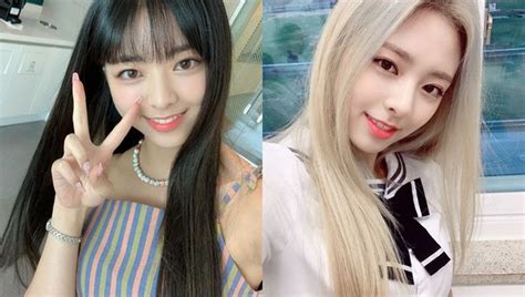 Difference In Image Of Itzy S Yuna With And Without Bangs Trends All The Trends Of Korea