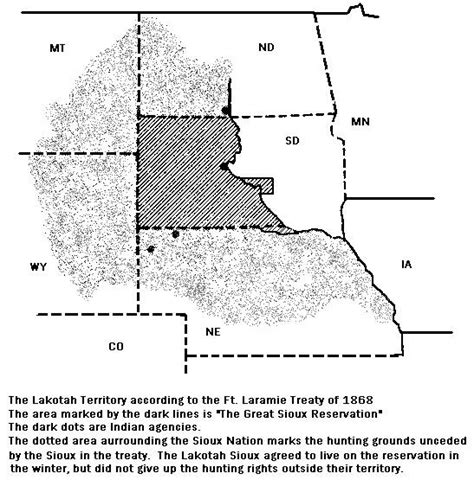 The Liberty Sentinel Treaty Of Fort Laramie 1868