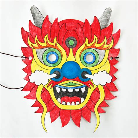 Chinese Dragon Mask Kids Crafts Fun Craft Ideas