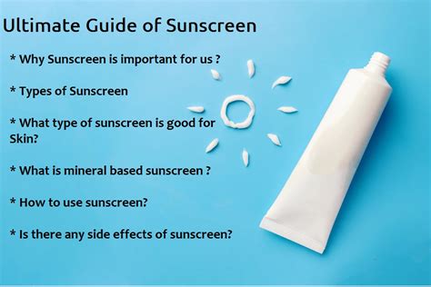 FAQ Sunscreen Importance Types Uses Side Effect And More