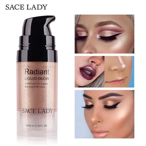 SACE LADY Illuminator Makeup Highlighter Cream Face Brighten ...