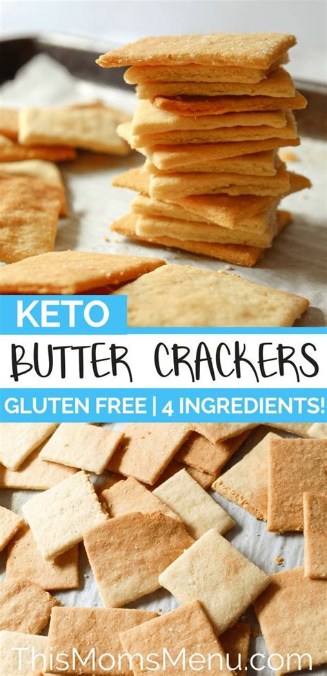 Keto Butter Crackers Recipe Low Carb Crackers Low Carb Snacks Low