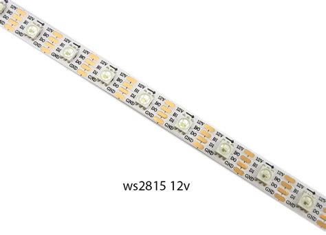 12v Individually Addressable Digital Break Point Rgb WS2815 LED Strip