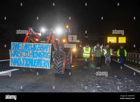 A Meerane Bauern Protestierten Bundesweit Gegen Ampel Regierung