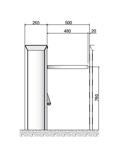 Torniquete De Acceso N Type Automatic System Tr490