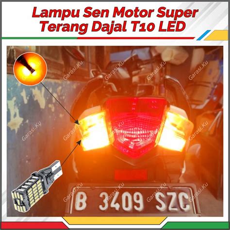 Jual Lampu Sen Dajal Dajjal Motor T T Led Super Bright Mata