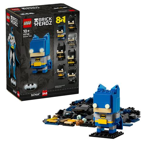 LEGO BrickHeadz DC 40748 Batman 8in1 Figure Official Visuals Are