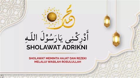 Dzikir Shalawat Khitab Sholawat Adrikni Sholawat Adrikiyah