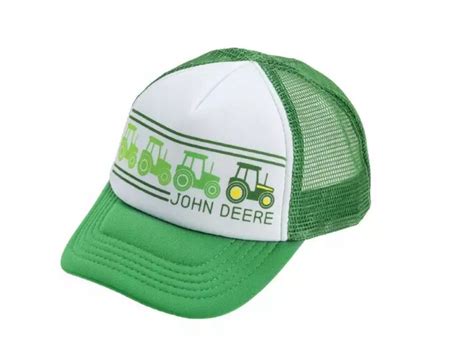 Czapka z daszkiem dziecięca John Deere zielono bia 13519937789 Allegro pl