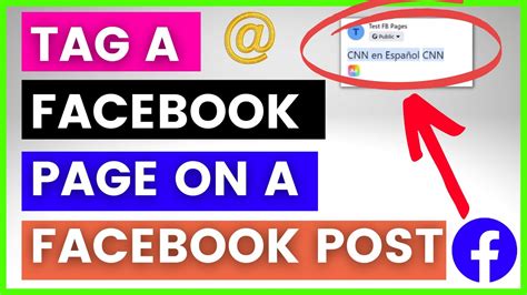 How To Tag A Facebook Page In A Facebook Post In Youtube