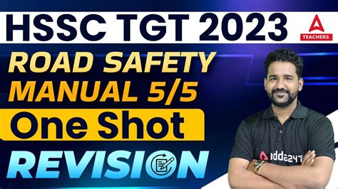 HSSC TGT 2023 Marathon HSSC TGT Road Safety One Shot Revision For