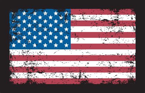 Vintage American Flag 6125509 Vector Art at Vecteezy