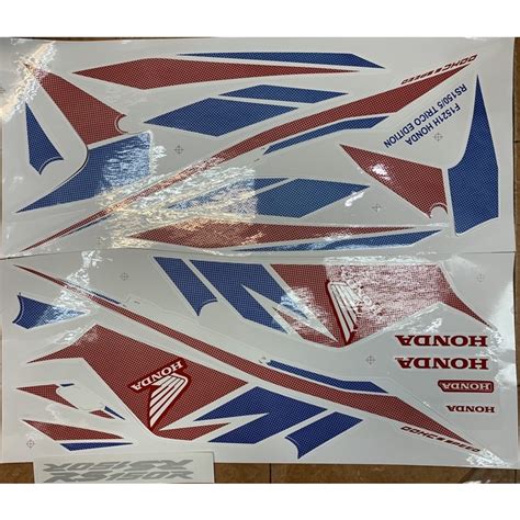 Honda Rs Body Sticker Trico Moritaka Shopee Malaysia