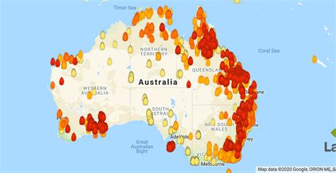 Track the spread of the Australia Bushfires with this interactive map ...