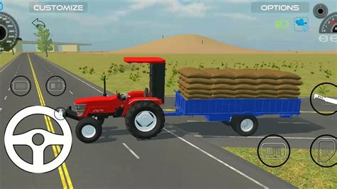 Mahindra Arjun Tractor Driving Video Simulator Game Indian Game Play