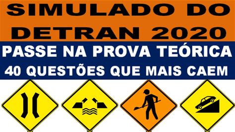 Simulado Detran Da Bahia 40 Questoes - Simulado Detran Da Bahia 40 Questoes - FDPLEARN
