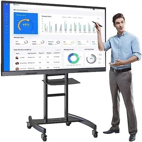 75inch Interactive Smart Whiteboard Android 9 Core 4 4K 4 Ram 64 Rom