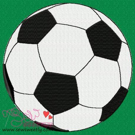 Soccer Ball Embroidery Design Pattern