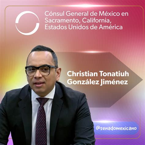 Senado De México On Twitter Christian Tonatiuh González Jiménez Fue