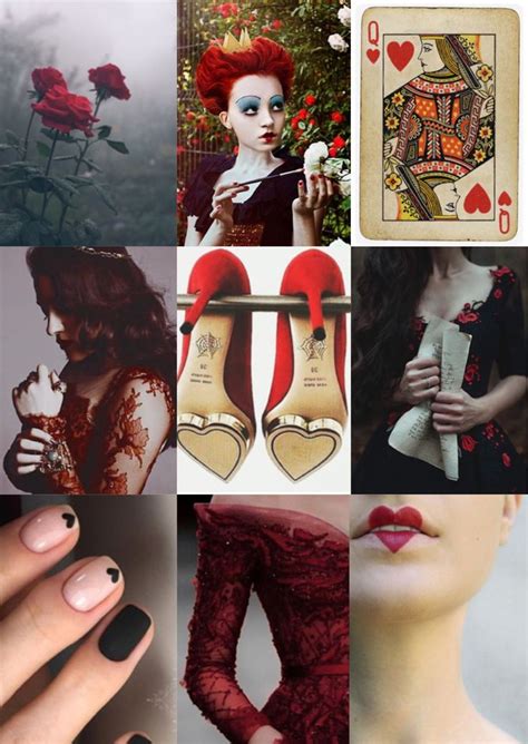 Queen of hearts aesthetic inspiration | Queen of hearts, Queen alice ...