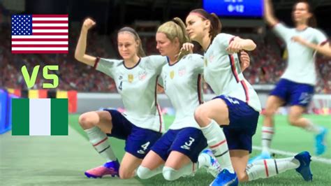 EA Sports FC 24 USA Vs Nigeria Womens Football Gameplay YouTube