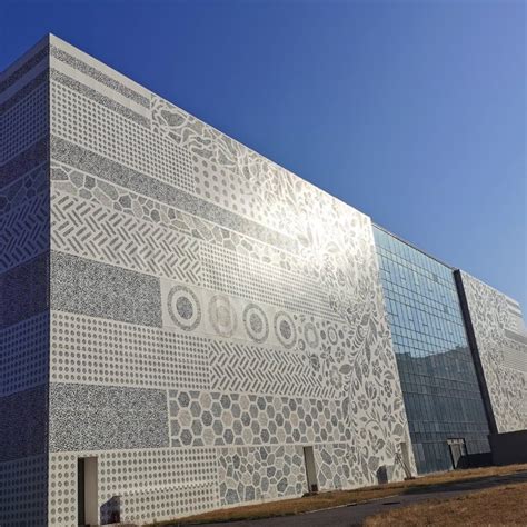 Pvdf Exterior Perforated Metal D Veneer Sheet Curtain Wall Cladding