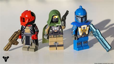 LEGO Destiny Warlock Hunter Titan Custom Minifigs A Photo On