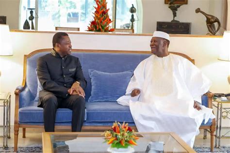 Côte d Ivoire Faure Gnassingbé reçu par Alassane Ouattara Afrique sur 7