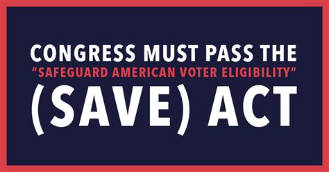 Pass The Save Act Patriot Project