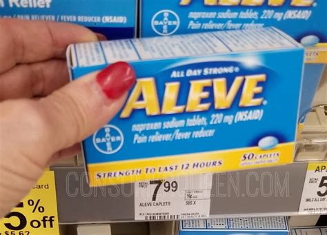 Aleve Pain Relief Free At Cvs Walgreens Deal This Week