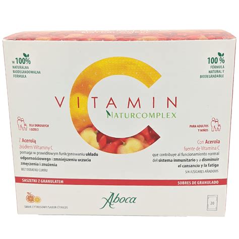 ABOCA VITAMIN C NATURCOMPLEX 20 SOBRES Pharmasalus