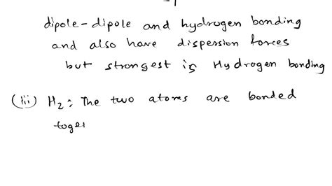 Solved Classify Each Substance Based On The Intermolecular Forces