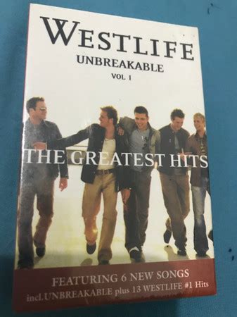 Westlife Unbreakable The Greatest Hits Vol 1 Cassette