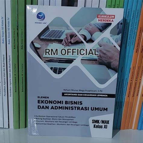 Jual Buku SMK Fase F Akuntansi AKL Ekonomi Bisnis Dan Administrasi